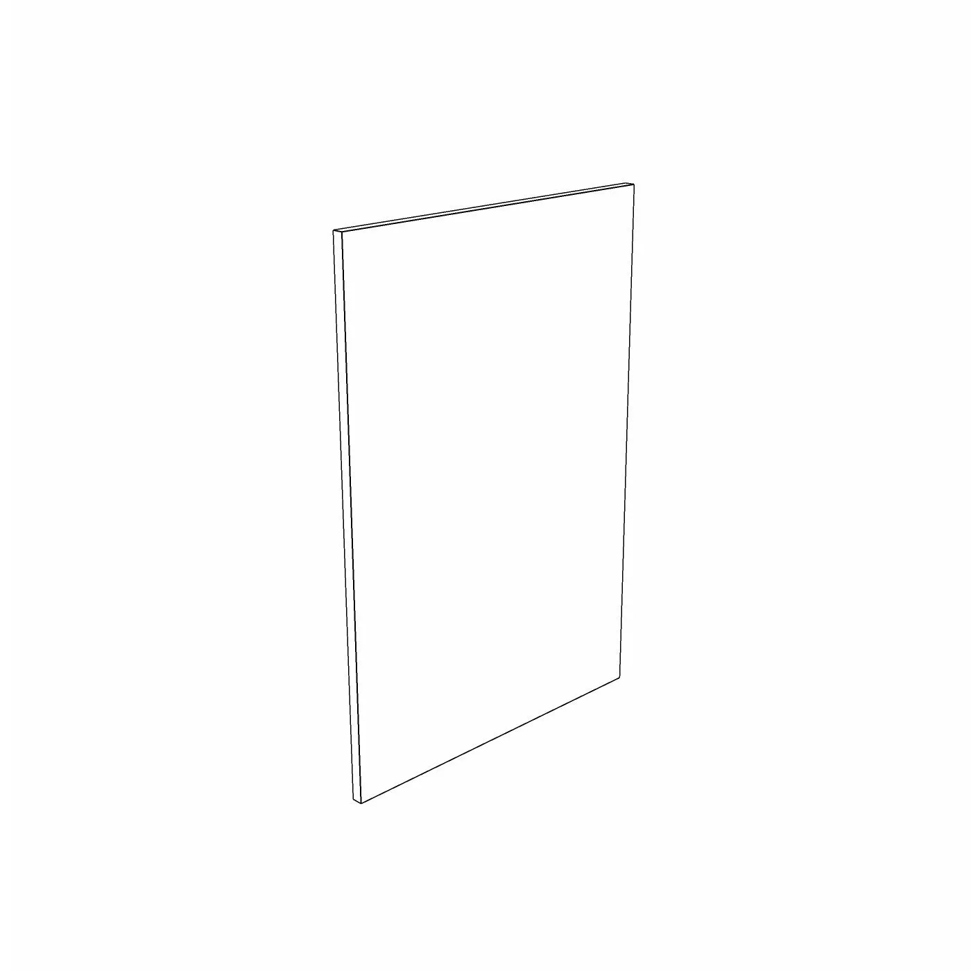 18mm Plain Base End Panel
