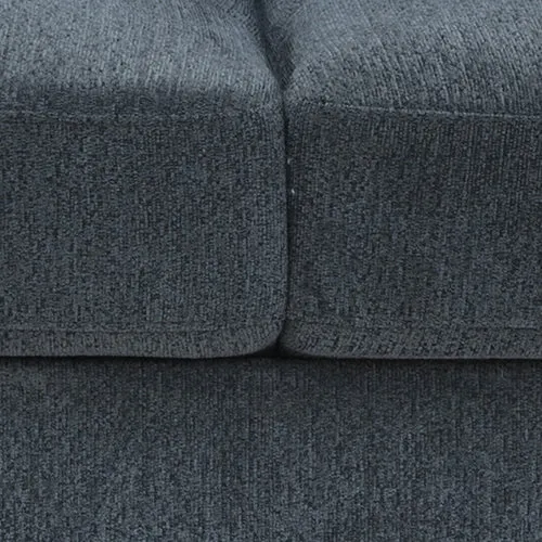 3 Seater Sofa Set | Charcoal Polyester Fabric | Multilayer Comfort | 2 Pillows | Individual Pocket Spring Support