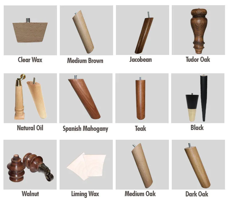 Anniejoan Wooden Furniture Legs