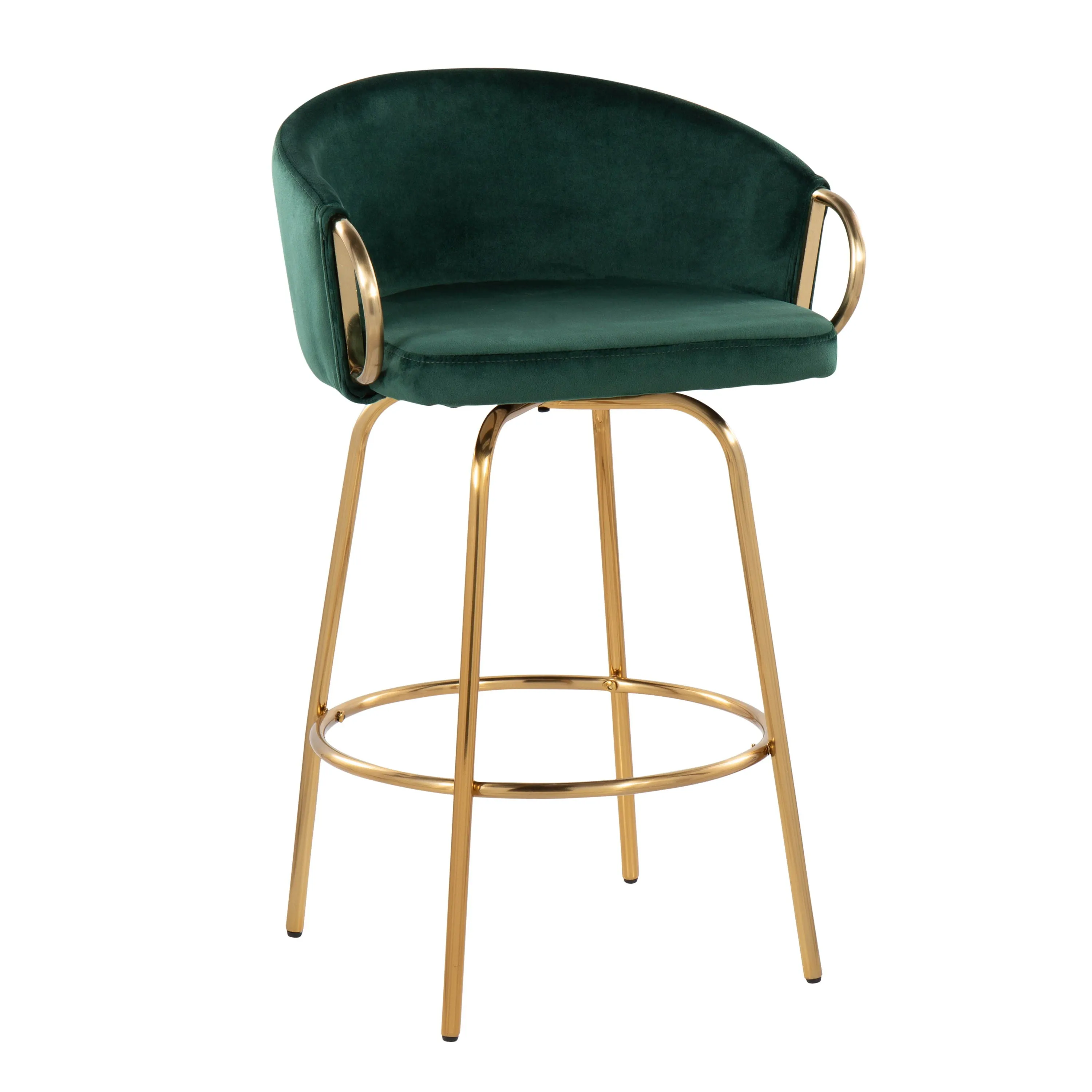 Claire - Contemporary & Glam Counter Stool (Set of 2) by Couch.com