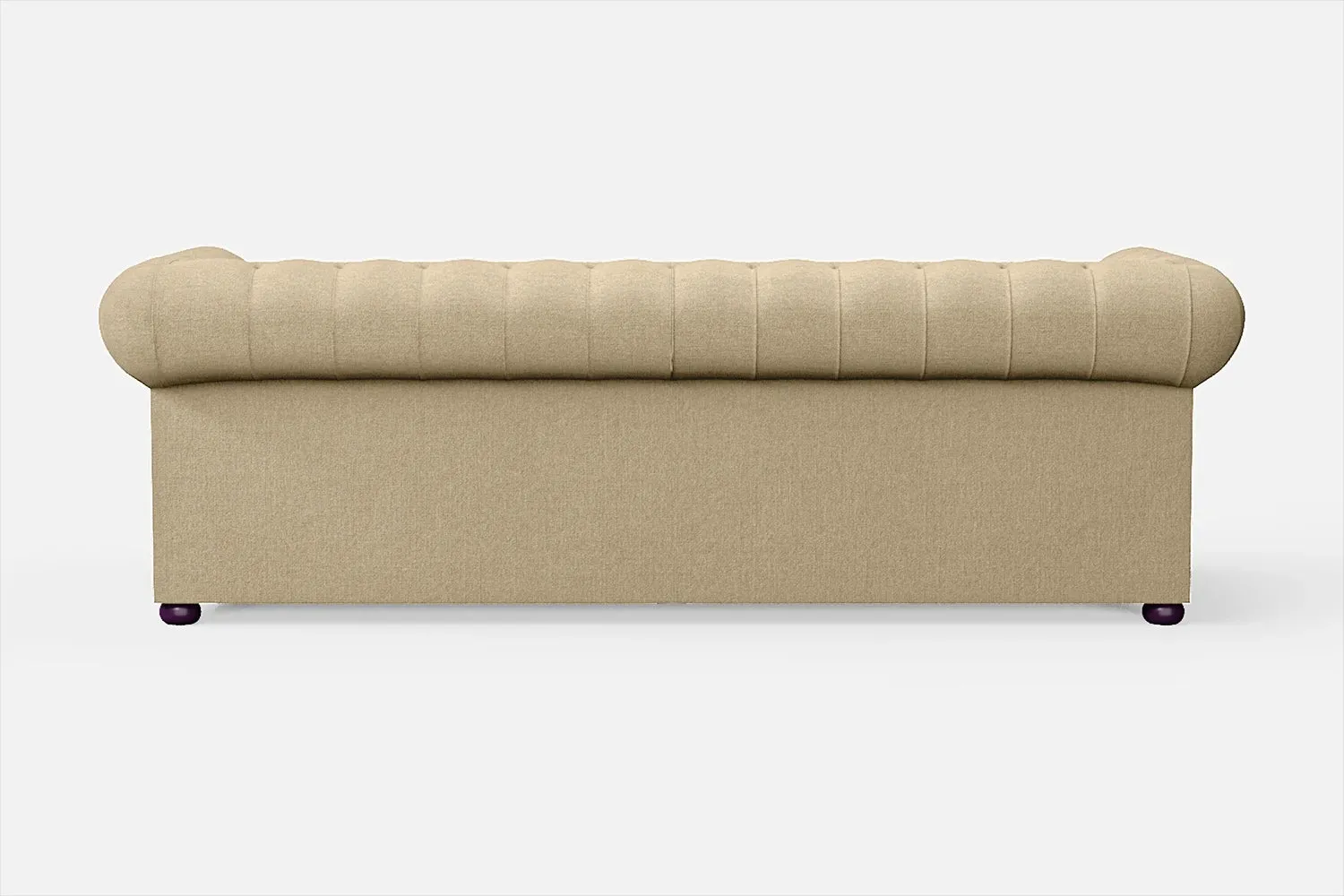 Cuneo 3 Seater Sofa Beige Linen Fabric
