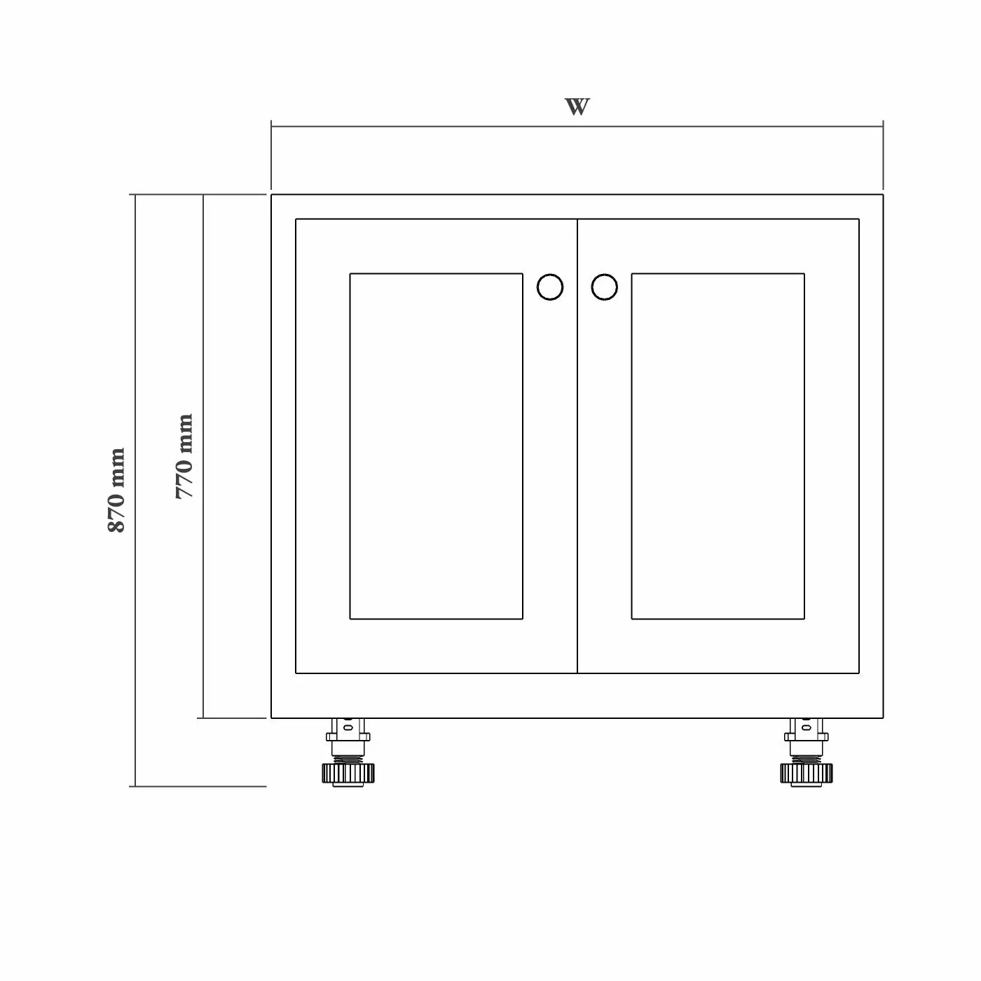 Double Base Cabinet