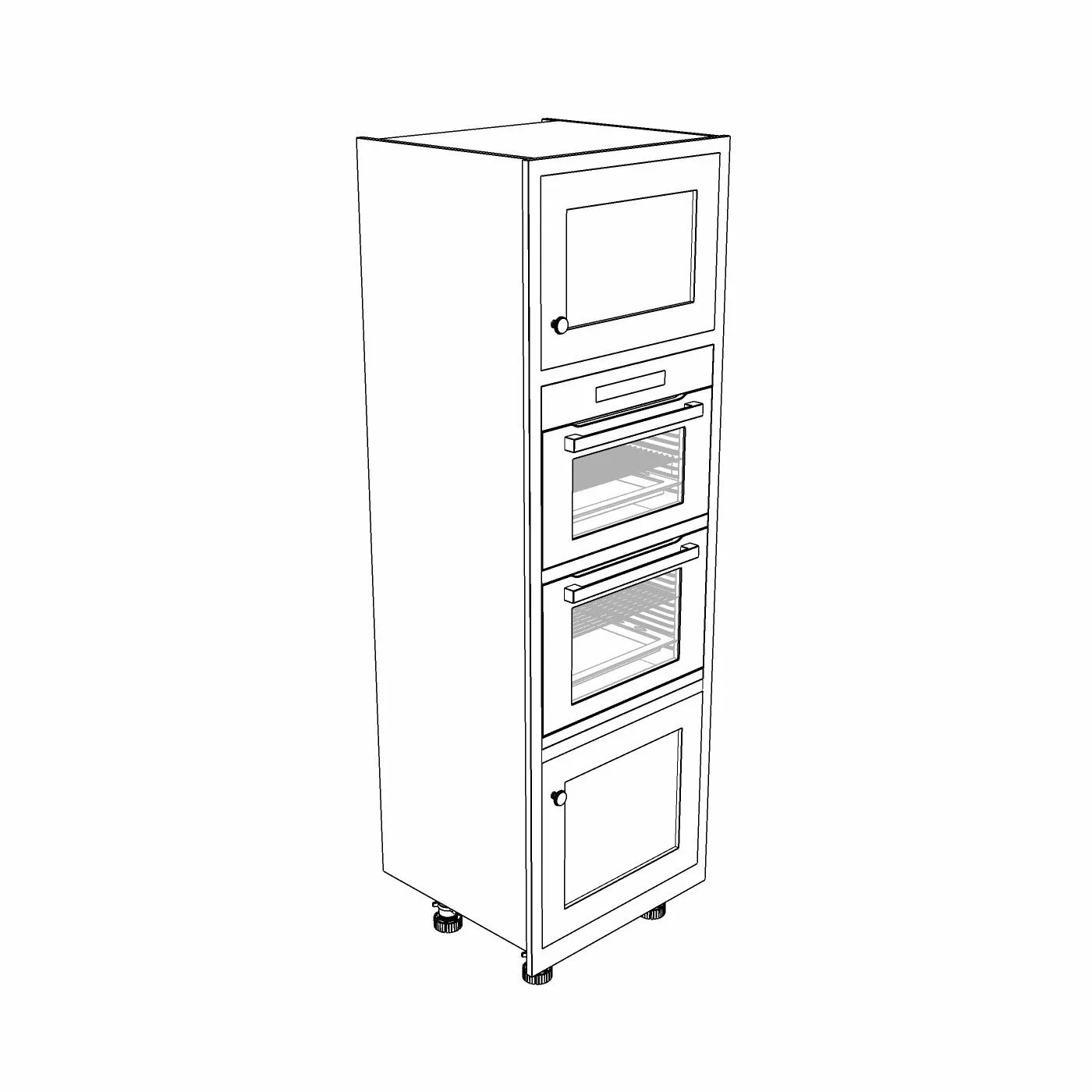 Double Oven Housing