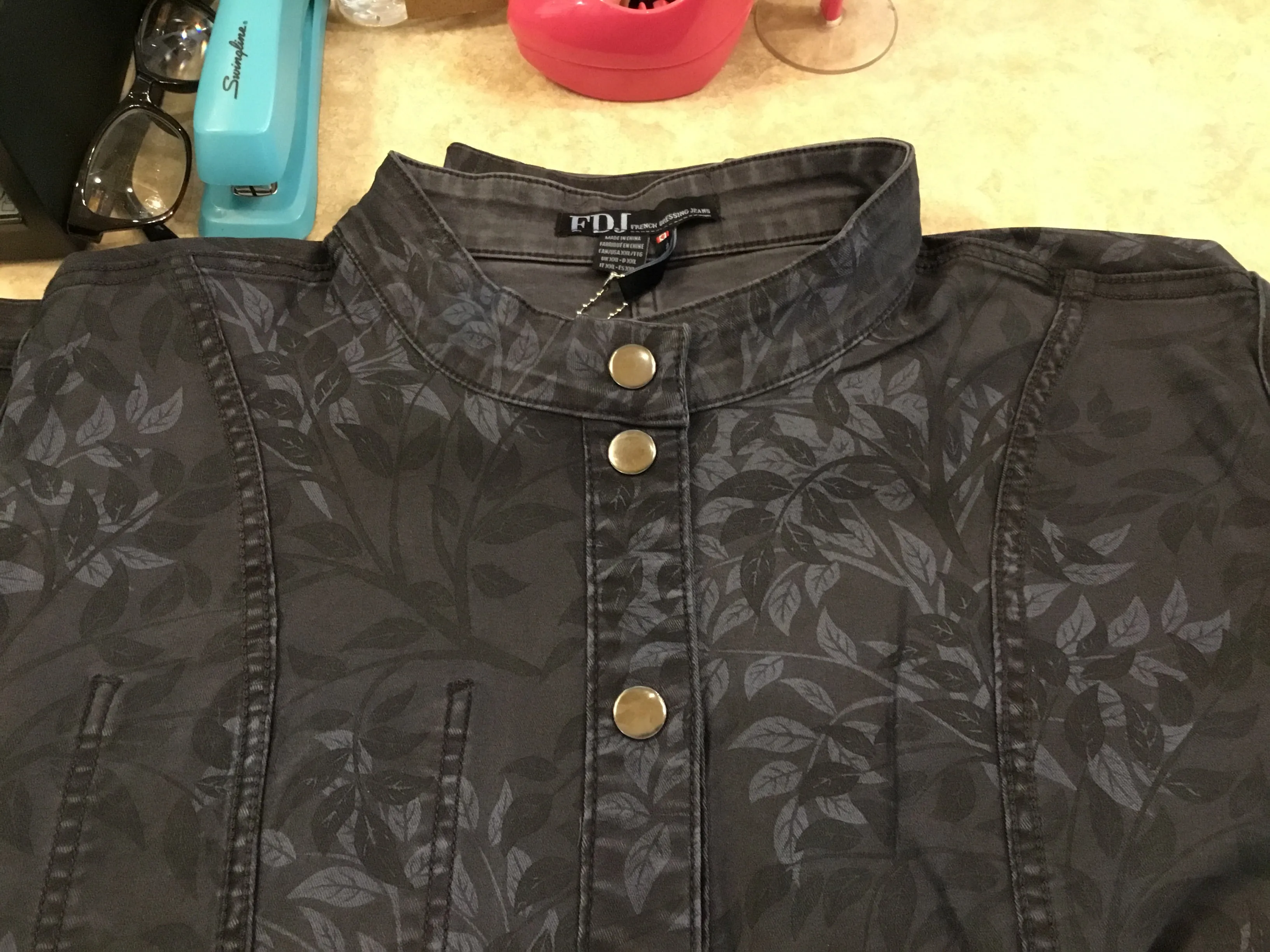 Fdj Reversible Jacket Grey Style 1179125