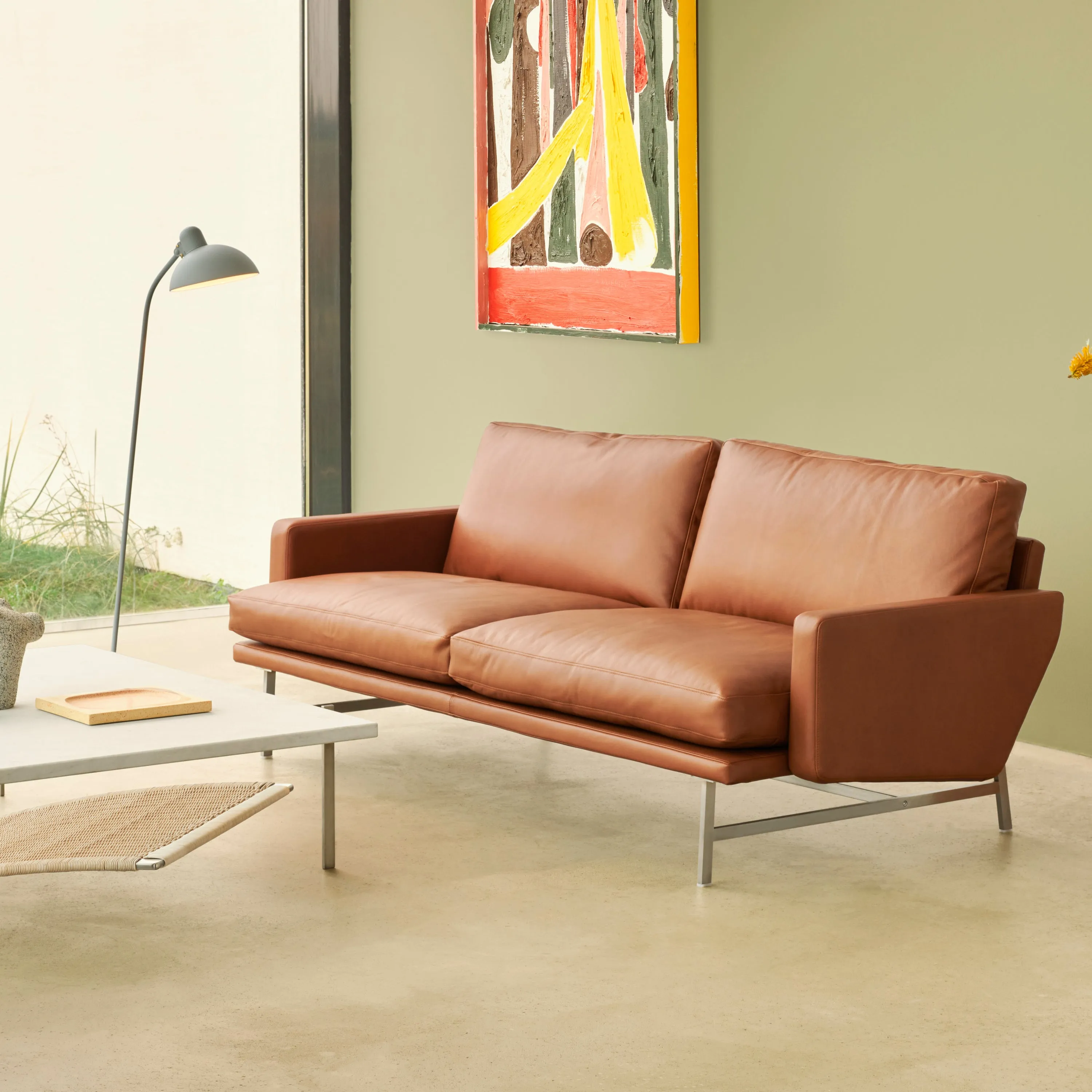 Fritz Hansen Lissoni Sofa™ 2-Seater Leather