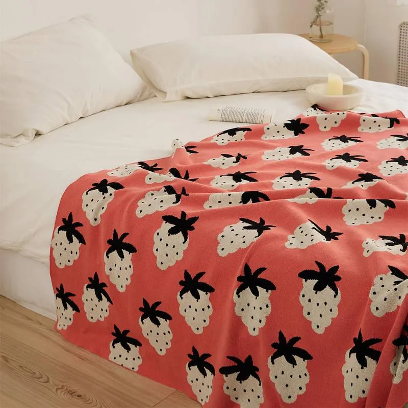 Grape Pattern Cotton Blanket