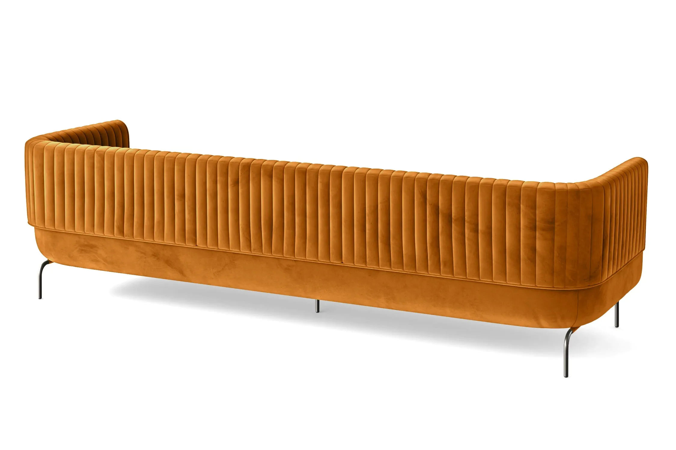 Jackson 4 Seater Sofa Gold Velvet