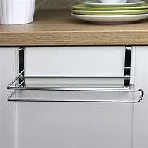Paper Towel Holder Rack - Over Door for Home And Caravan