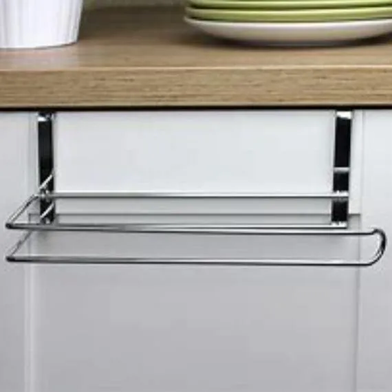 Paper Towel Holder Rack - Over Door for Home And Caravan