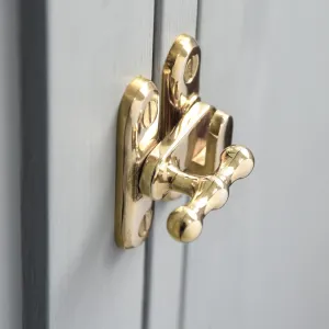 Polished Brass Cupboard Catch