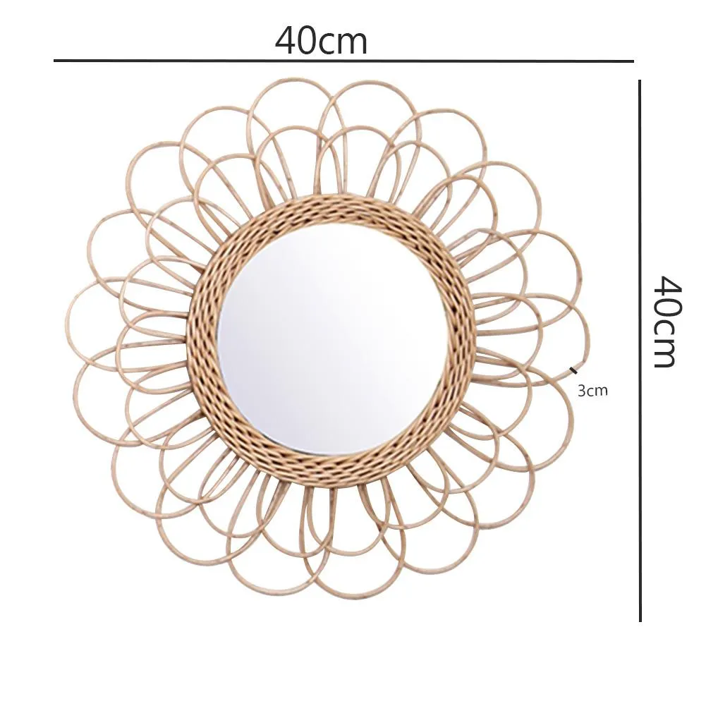 Rattan Dressing Mirror