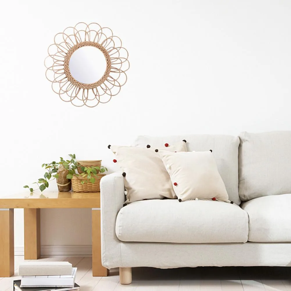 Rattan Dressing Mirror
