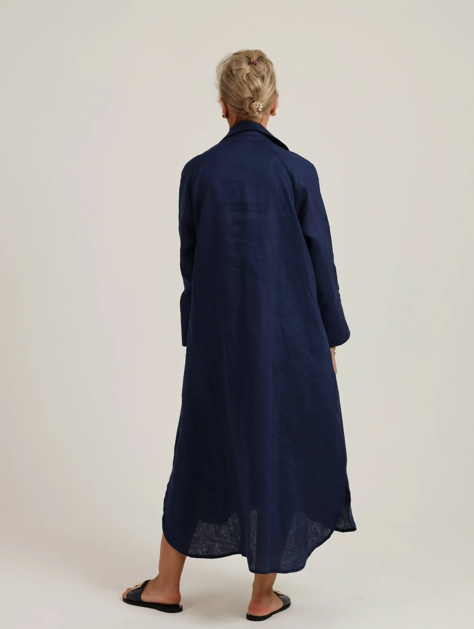 River Indigo Dress- Navy