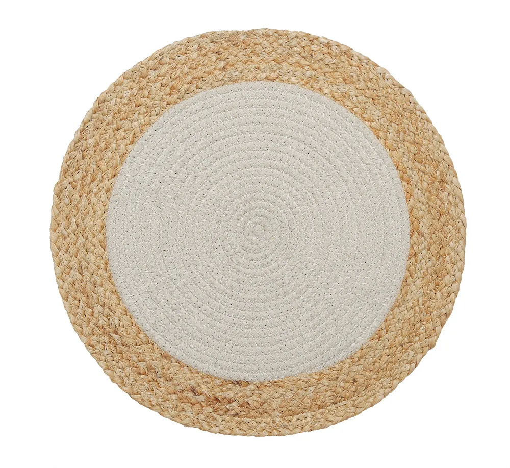Serena Eco-Friendly Round Jute Table Placemats Durable and Stylish