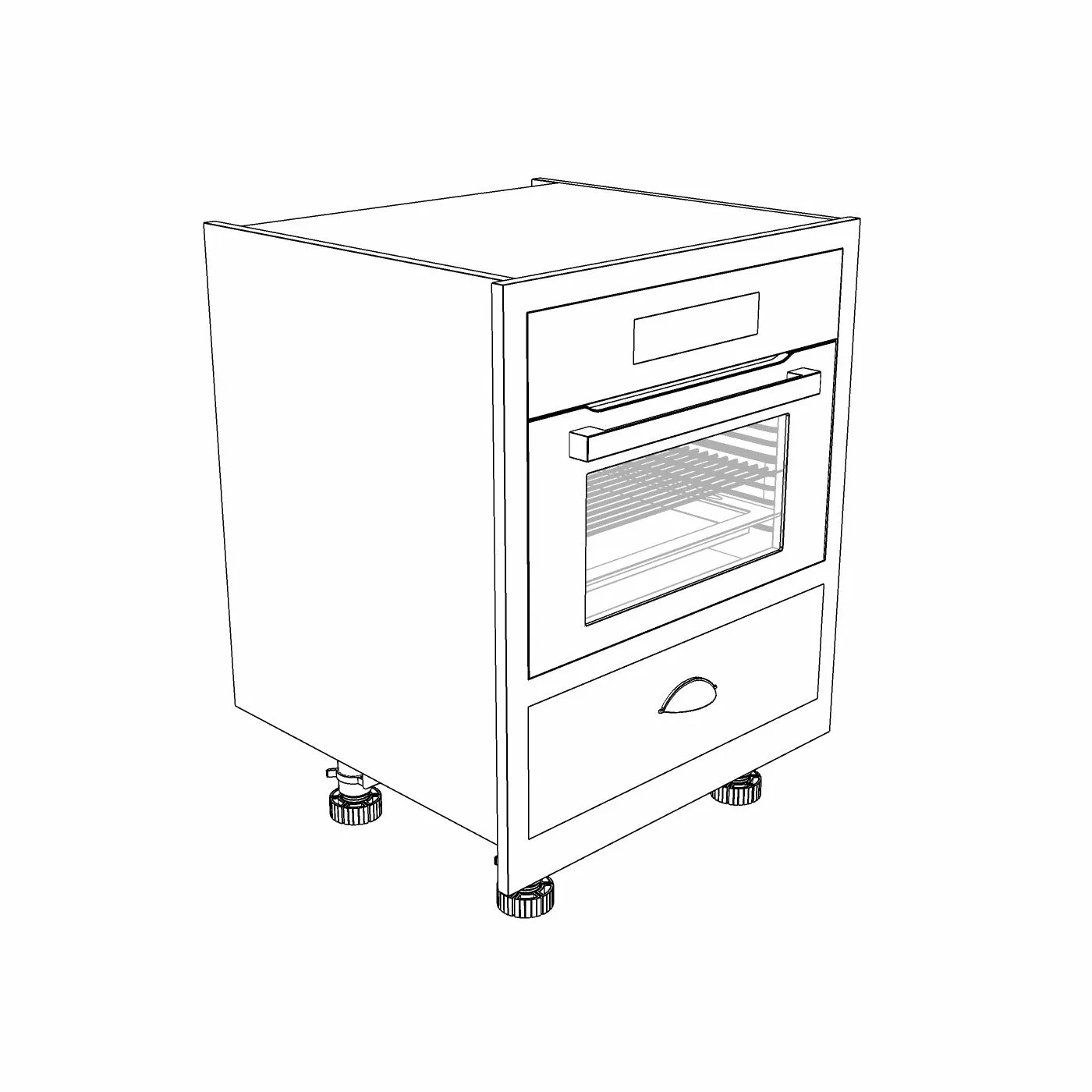 Undercounter Combi Oven Housing