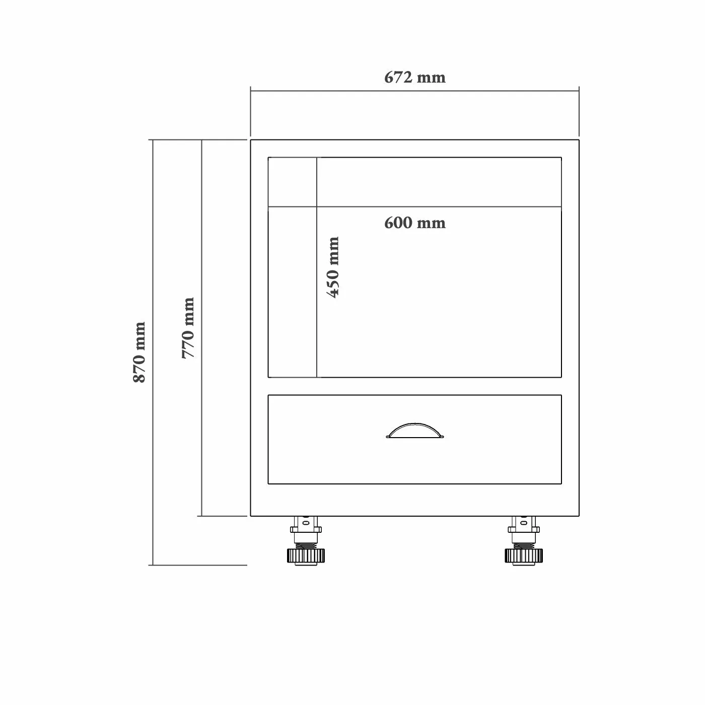 Undercounter Combi Oven Housing